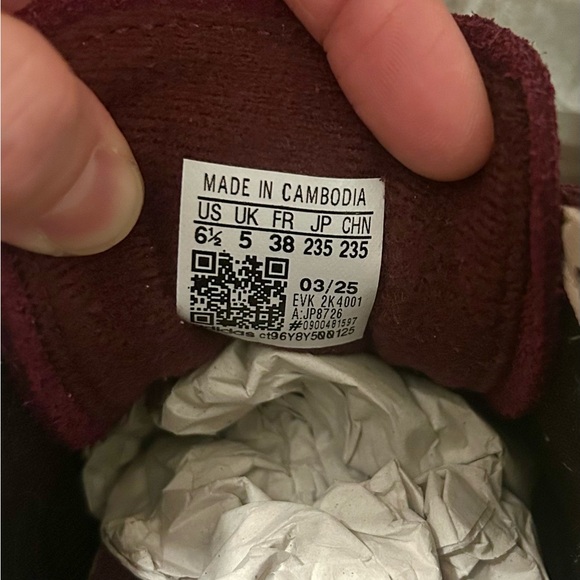 adidas Originals Handball Spezial sneakers in burgundy - Picture 15 of 15